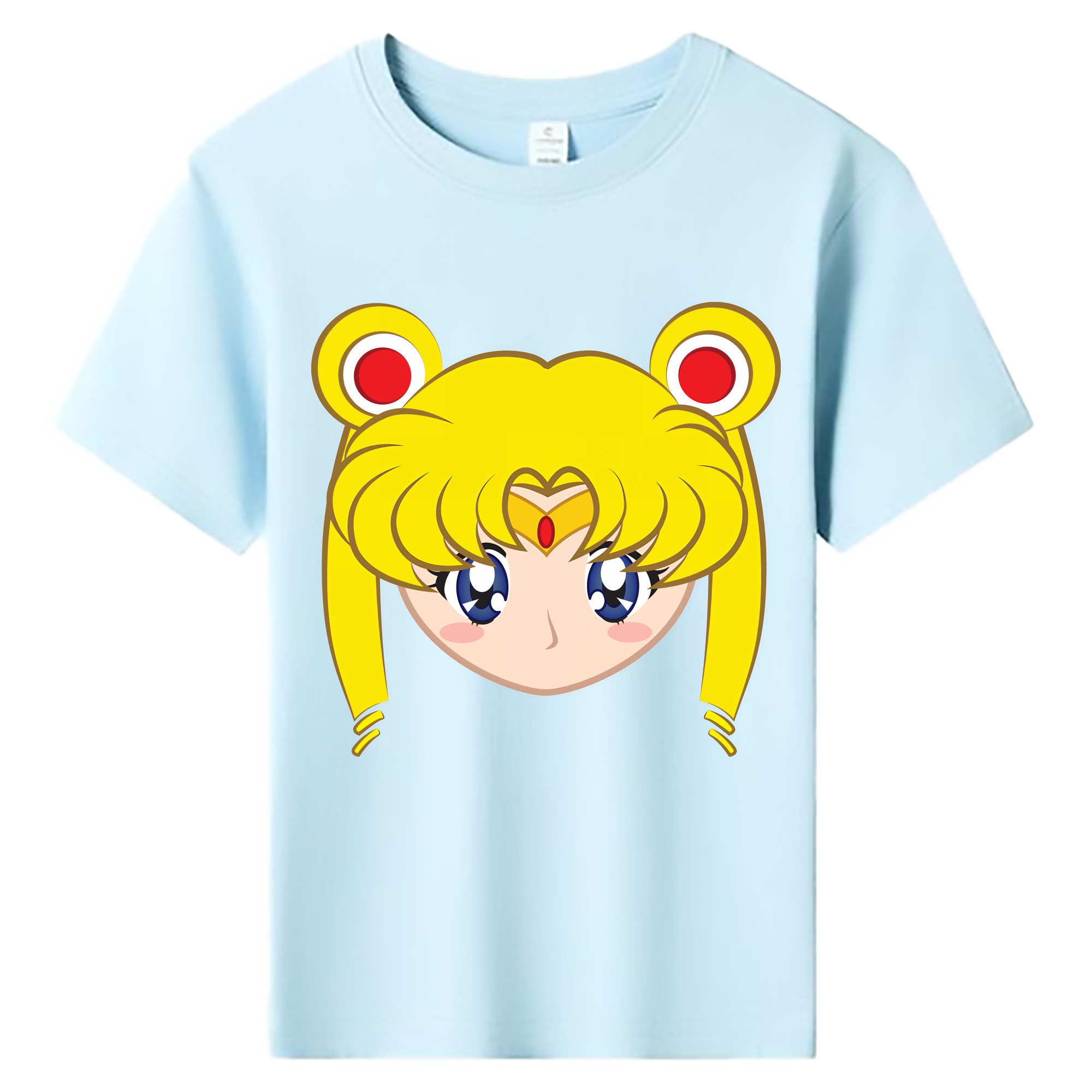 （画像用） 美少女戦士セーラームーン 月野 うさぎ つきの うさぎ Sailor Moon Tsukino Usagi 綿100％キッズTシャツ（フロントプリント）